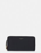 Tory Burch портфейл дамски от кожа Romy черен 178974