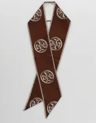 Tory Burch Тънък шал с коприна Medallion