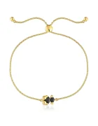 TOUS Позлатена сребърна гривна Bold Bear Gem
