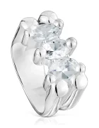 TOUS Сребърен пръстен 12 Bold Bear Gem