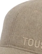 TOUS Вълнена шапка с козирка TEXTIL в бежово с изчистен дизайн 2002138543