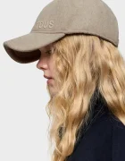 TOUS Вълнена шапка с козирка TEXTIL в бежово с изчистен дизайн 2002138543