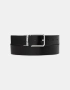 Trussardi двустранен колан мъжки от кожа черен B353B000046N