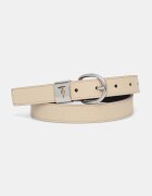 Trussardi колан дамски от кожа бежов B344B000041N