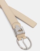 Trussardi колан дамски от кожа бежов B344B000041N