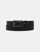 Trussardi колан мъжки от кожа черен B322B100073N