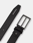 Trussardi колан мъжки от кожа черен B322B100073N