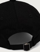 Trussardi шапка с козирка дамска от памучна материя черна E014C000027N
