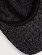 Trussardi шапка с козирка мъжка с вълна сива E008C100029N