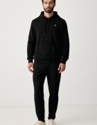 Trussardi спортен панталон мъжки от памук черен P8148000087N