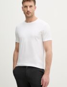 Trussardi тениска мъжка от памук с еластан бяла G0228000123N