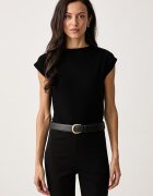 Twinset блуза дамска с вискоза черна 262TP3Q12