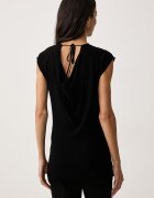 Twinset блуза дамска с вискоза черна 262TP3Q12