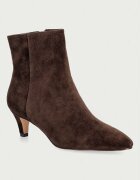 Twinset боти дамски от велур кафяви 262TCP142