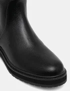 Twinset Ботуши в черно с равна подметка 252TGT124