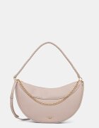 Twinset чанта тип хобо дамска от имитация на кожа бежова 261TD8014