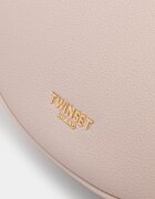 Twinset чанта тип хобо дамска от имитация на кожа бежова 261TD8014