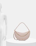 Twinset чанта тип хобо дамска от имитация на кожа бежова 261TD8014