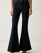 Twinset дънки flare дамски тъмносини 262TP2900