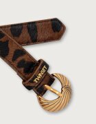 Twinset колан дамски от кожа кафяв 262TA4230