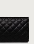 Twinset комплект козметични чантички от имитация на кожа черни 262TH7042