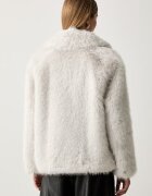 Twinset палто от еко пух дамско бежово 262AP2130