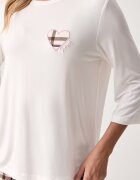 Twinset пижама от две части дамска с модал бяла 262LI2PAA