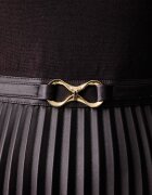 Twinset плисирана рокля кафява 262TT3430