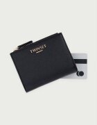 Twinset портфейл от имитация на кожа черен 262TL8033