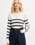 Twinset Пуловер в бежово от лека материя 261TP3230