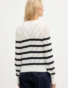 Twinset Пуловер в бежово от лека материя 261TP3230