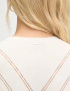 Twinset Пуловер в бежово от лека материя 261TP3230
