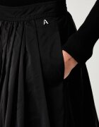 Twinset разкроена пола черна с изчистена шарка 262AP2204