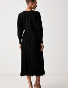 Twinset рокля черна с изчистена шарка 262TP3250