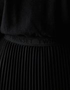 Twinset рокля черна с изчистена шарка 262TP3250
