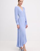 Twinset рокля синя с изчистена шарка 261TP2072