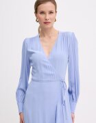 Twinset рокля синя с изчистена шарка 261TP2072