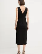 Twinset Рокля в черно къса със стандартна кройка 252TP2300