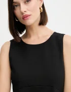 Twinset Рокля в черно къса със стандартна кройка 252TP2300