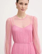 Twinset Рокля в розово дълга разкроена 261TP2770