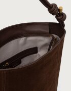 Twinset шопинг чанта дамска от кожа кафява 262TD8230