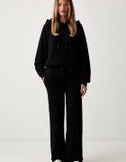 Twinset спортен комплект анцуг дамски от памук черен 262TP272B