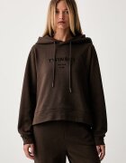 Twinset спортен комплект анцуг дамски от памук кафяв 262TP272B