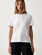 Twinset тениска дамска от памук бяла 262TP2302