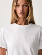 Twinset тениска дамска от памук бяла 262TP2302