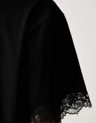 Twinset тениска от памук черна 262TP2304
