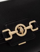 U.S. Polo Assn. чанта crossbody дамска от имитация на кожа ASCOT черна BIU269327WVP