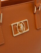 U.S. Polo Assn. Чанта crossbody дамска от имитация на кожа JONES CHIC оранжева BEUXT8674WVP521