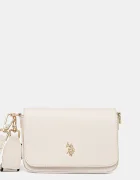 U.S. Polo Assn. чанта crossbody дамска от имитация на кожа Mansion бежова BEUE58718WVP