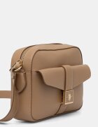 U.S. Polo Assn. чанта crossbody дамска от имитация на кожа MARGARET бежова BEUMF9046WVP